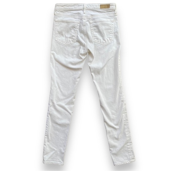 AG Adriano Goldschmied White The Prima Mid-Rise Cigarette Jeans Size 26 - Picture 9 of 16